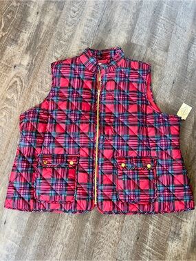 St. John's Bay Women's Plus‎ Size Midweight Quilted Vest-Size 2X